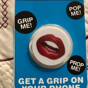Red lip phone socket